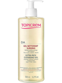 Topicrem DA Ultra Rich Cleansing Gel Αφρόλουτρο σε Gel για Ξηρό Δέρμα 500ml
