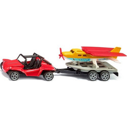 Siku Buggy με Τρέιλερ & Αεροπλάνο SI001696