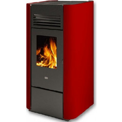 Eva Calor Delia Red Σόμπα Pellet Αερόθερμη 9.5kW