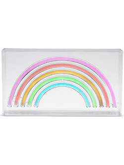 The Source - Boxed Rainbow Light Neon - Φωτιστικό σε Σχήμα Ουράνιου Τόξου