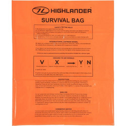 Σάκος Επιβίωσης Emergency Survival Bag Highlander Πορτοκαλί