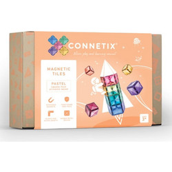 Connetix Magnetic Tiles Pastel Square Pack 40τμχ