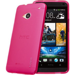 Θήκη TPU Gel για HTC One Λαμπερό Ροζ (OEM)