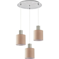 Home Lighting Κρεμαστό Φωτιστικό Οροφής Τρίφωτο E27 Καφέ SE21-NM-4-3NM-SH3 77-8432