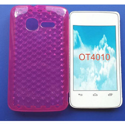 Θήκη TPU Gel Diamond για Alcatel One Touch T΄POP OT4010D Ρόζ (OEM)
