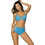 Marko Bikini Set με Ενίσχυση Ψηλόμεσο Γαλάζιο M-477-113141