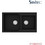 Sanitec Ultra Granite 804 Υποκαθήμενος Νεροχύτης Γρανίτη Αντιστρεφόμενος Ματ Nero 86x50cm