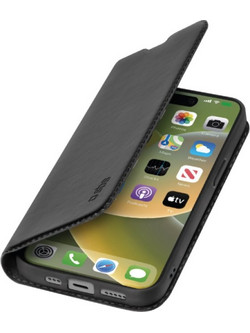 SBS Wallet Lite Book Case Iphone 15 Plus Black - (BKLITEIP1567K)