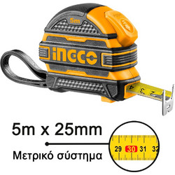 Μετροταινία με Διπλό Στοπ 5m x 25mm