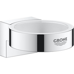 Grohe Selection Ποτηροθήκη Επιτοίχια Μεταλλική Ασημί 41027000