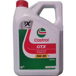 Castrol GTX C4 Συνθετικό Λάδι Αυτοκινήτου 5W-30 4lt
