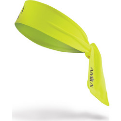 AMILA Περιμετώπιο Bandana Tie Band Lime/Yellow (45709)