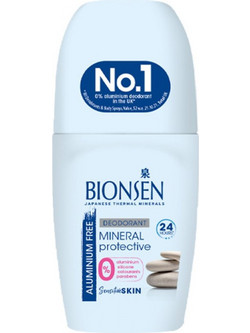 Bionsen Mineral Protective Αποσμητικό Roll On 24h Χωρίς Αλουμίνιο 50ml
