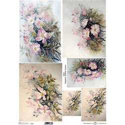 443361 ΡΙΖΟΧΑΡΤΟ FLOWERS 42X29.7ΕΚ. (ITD-R107L) ΠΑΚ