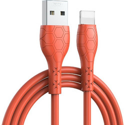 XO NB240 Football USB-A to Lightning Cable 1m Orange 6920680839681