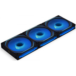 Lian Li Uni Fan Infinity Case Fan 120mm ARGB με Σύνδεση 3-Pin 4-Pin PWM 3τμχ Black