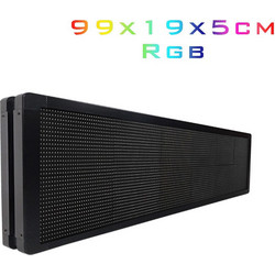 LED Κυλιόμενη πινακίδα Wifi RGB μονής όψης 50-60Hz 220V 99x19x5cm 17959014