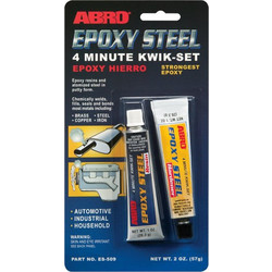 Abro ES-509 EPOXE STEEL Εποξική Κόλλα Μετάλλου 4min Σωληνάρια 57gr