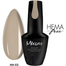 Mixcoco NH-003 Ημιμόνιμο Βερνίκι Νυχιών 15ml