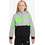 Nike Crossover Αθλητικό Παιδικό Μπουφάν Χειμωνιάτικο Pullover Μαύρο Γκρι DJ5727-077