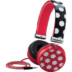 eKids Minnie Mouse Ενσύρματα Παιδικά Ακουστικά On Ear Μαύρα Κόκκινα