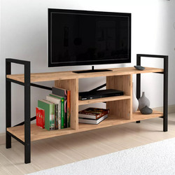 Megapap Έπιπλο Τηλεόρασης Ξύλινο Οξιά Μ120xΠ35xΥ61cm Santana GP041-0019,2