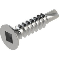 Τρυπανόβιδες φρεζάτες τετράγωνες 4.2x16mm Γαλβανιζέ DIN 7504P (Τιμή ανά Τεμάχιο)