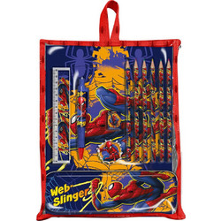 Marvel Spiderman stationery set in bag
