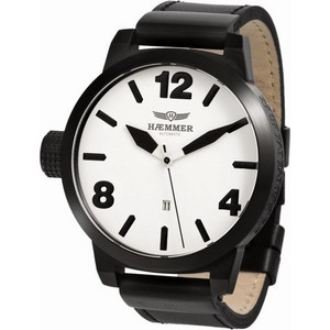 Haemmer Ivory XXL Black Leather Strap H-05