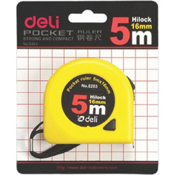 DELI ΜΕΤΡΟΤΑΙΝΙΑ ΑΤΣΑΛΙΝΗ 5mX16mm (231.8203)