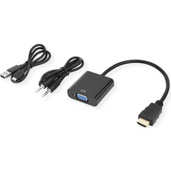 Standard CONVERTER HDMI M TO VGA F with Audio (1920x1080) S3210