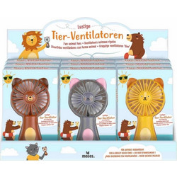 Moses Fun Animal Fan Παιδικό Ανεμιστηράκι σε 3 Διαφορετικά Σχέδια με Ζωάκια 38079