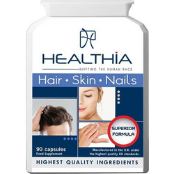 Healthia Hair Skin & Nails 90 Κάψουλες