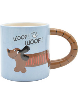 RAVENNA Κεραμική Κούπα 3D Woof 500ml