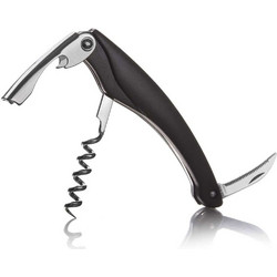 Ανοιχτήρι - Τιρμπουσόν Waiter's Corkscrew 68504606 8,4x19x1,8cm Inox-Black Vacu Vin Ανοξείδωτο Ατσάλι