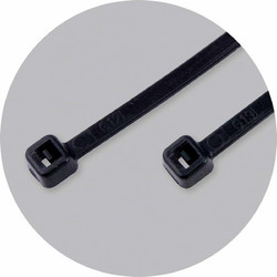 Benman Δεματικά Καλωδίων Μαύρα 300mmx3.6mm 100τμχ 70786