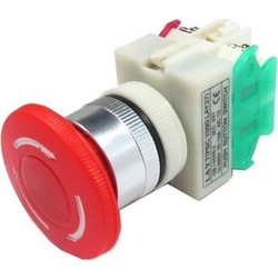 TIPA Emergency Button Red 6A 250V OFF-ON/ON-OFF (LAY37)