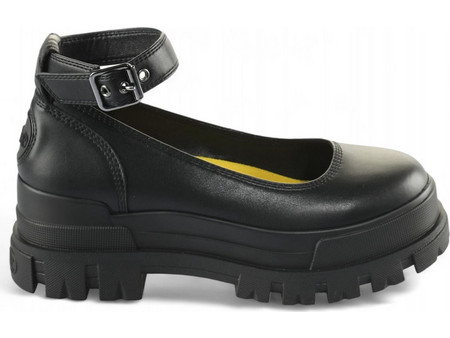 BUFFALO W ASPHA BALLERINA OXFORD - LOAFERS - BUF1624063 324-BLACK BLACK