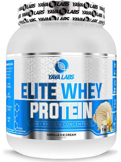 Yava Labs Elite Whey Vanilla Ice Cream Πρωτεΐνη Ορού Γάλακτος Γράμμωσης 1kg