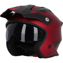 Acerbis Aria Metallic Red Κράνος Μηχανής Jet 1050gr