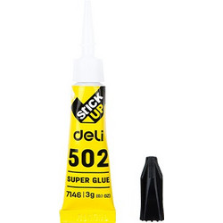 DELI ΚΟΛΛΑ SUPER GLUE ΚΑΡΤΕΛΑ 3gr 8τεμάχια