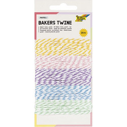 FOLIA ΚΟΡΔΟΝΙ 20m BAKERS TWINE PASTEL ΑΣΣΟΡΤΙ