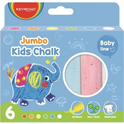 Κιμωλίες Jumbo Baby Line Keyroad Σετ 6τμχ 972325