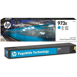 HP 973X Cyan Μελάνι Εκτυπωτή Inkjet F6T81AE