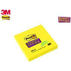 Αυτοκόλ. χαρτ. Post it Super Sticky 76x76mm 90 φυλ. 654S κίτρινα