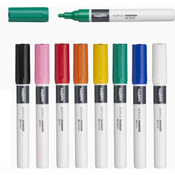 Μαρκαδόρος Ζωγραφικής Carioca Plus Acrylic Marker 03 Red 1τμχ