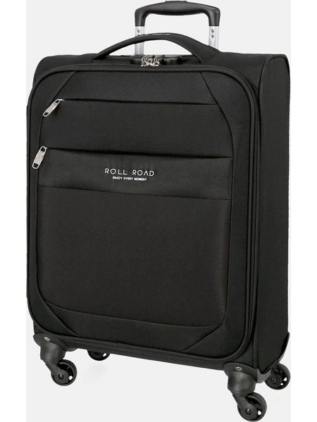 Movom Roll Road Royce Βαλίτσα Καμπίνας 55x40x20cm με 4 Ρόδες Μαύρη