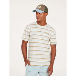 Protest Men΄s PRTARTHUR Striped Cotton T-shirt - Offwhite - Loose fit