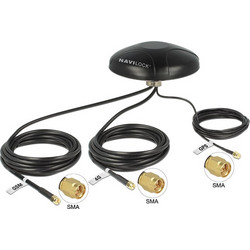 Navilock Multiband GPS LTE UMTS GSM SMA Antenne omnidirektional Dachmontage outdoor (12457)