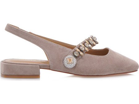 ALMA EN PENA SLINGBACK S466L3971585 - ΜΠΕΖ ΚΑΣΤΟΡΙ V240397-SUEDE VISON